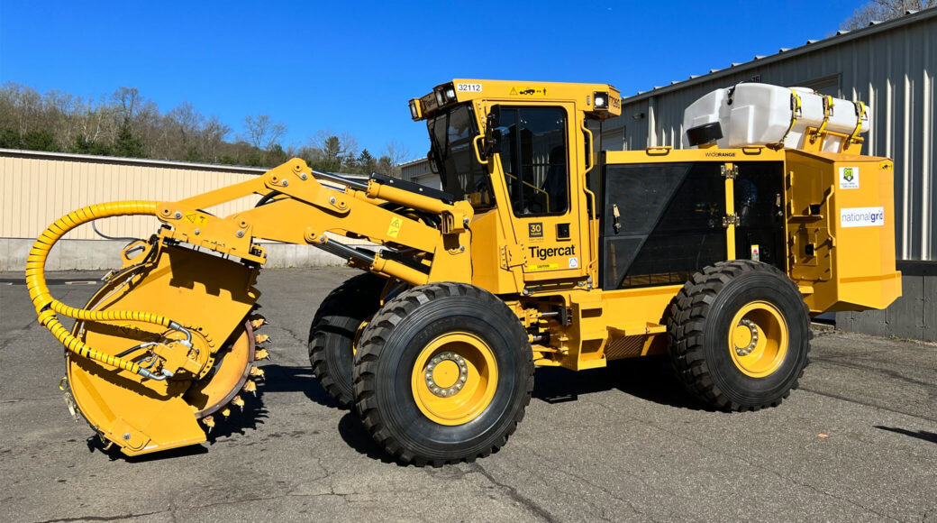 National grid street trencher
