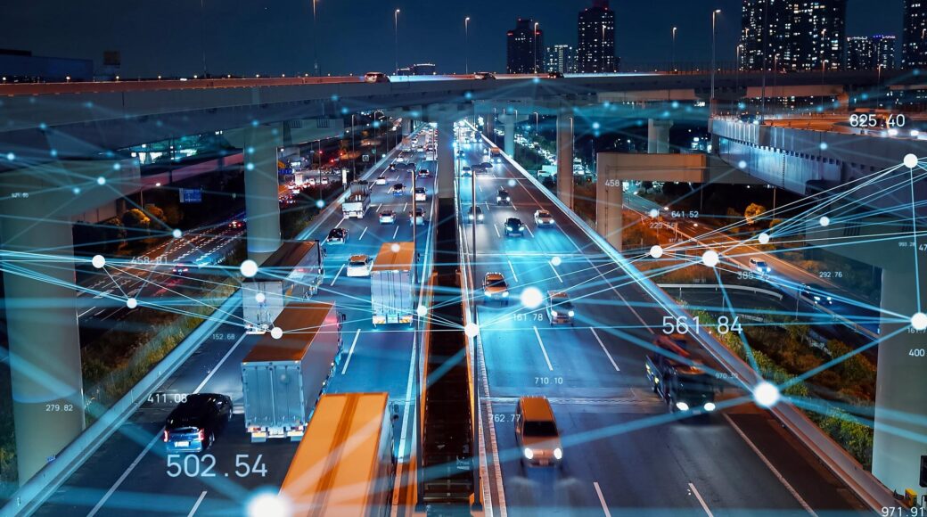 Smart roads iot technology