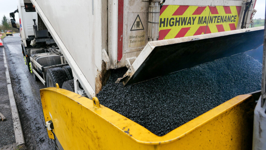 Benefits warm mix asphalt spring