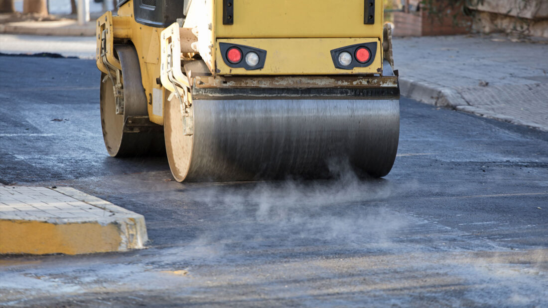 Cold weather asphalt paving